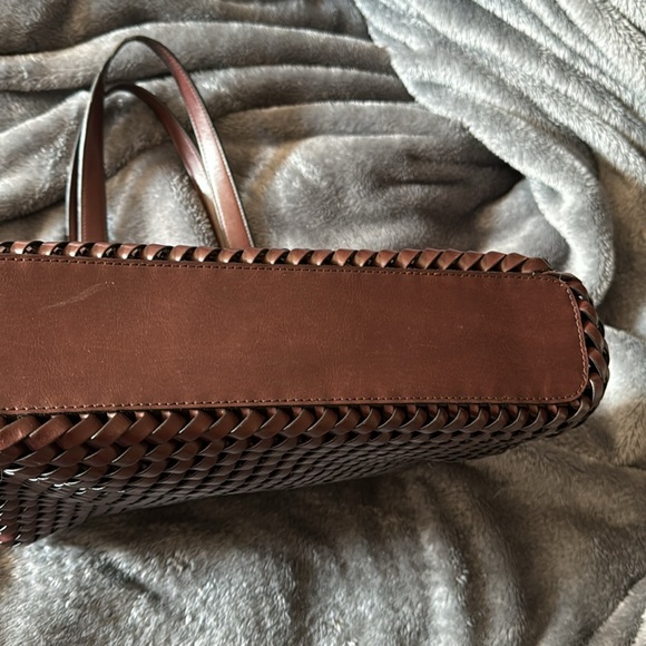 Nine west Genuine Leather woven handbag - Picture 3 of 9
